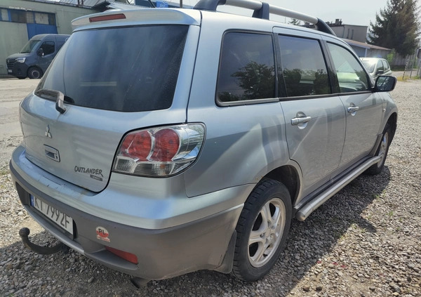 Mitsubishi Outlander cena 5900 przebieg: 246490, rok produkcji 2003 z Tarnów małe 79